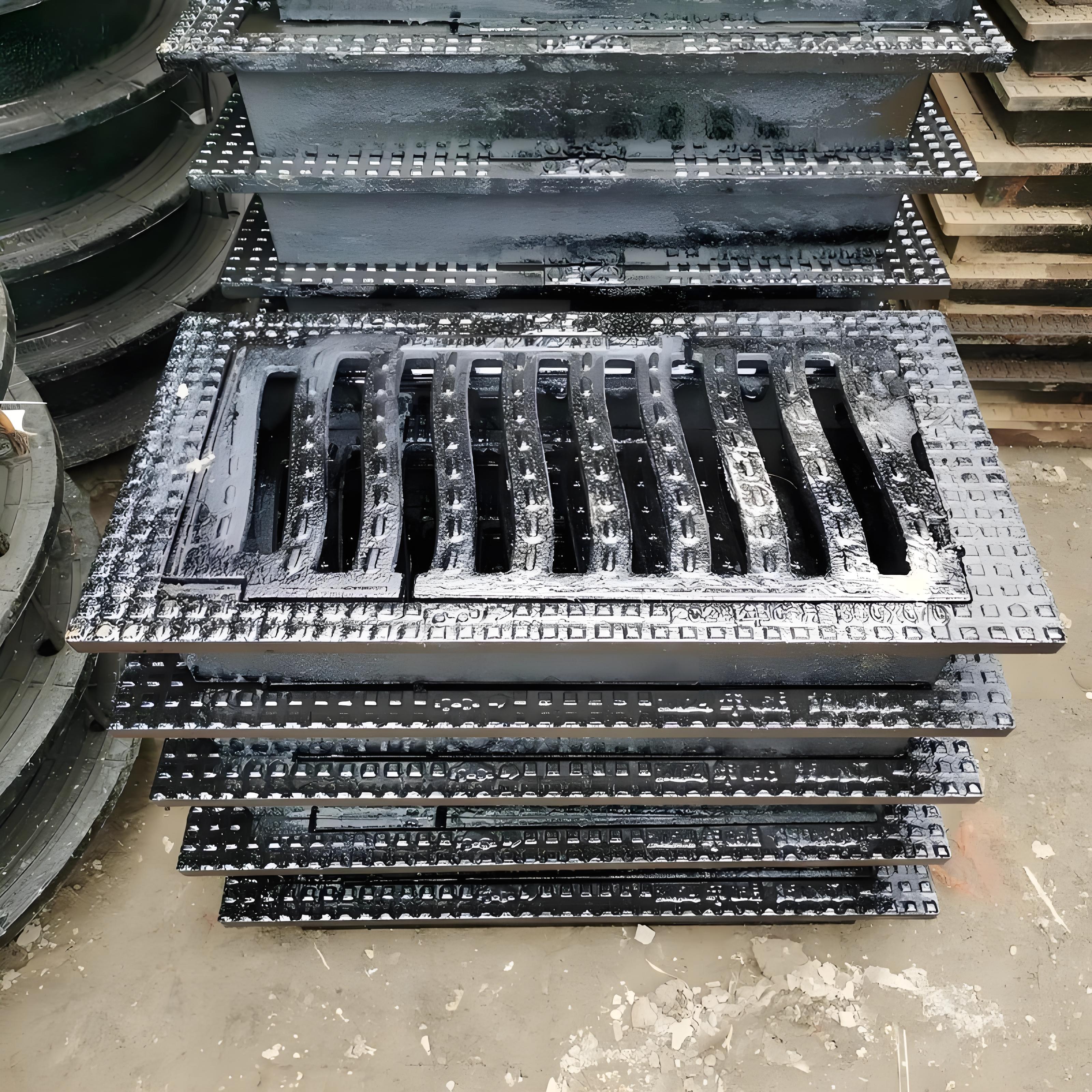 Ductile iron road gully grating