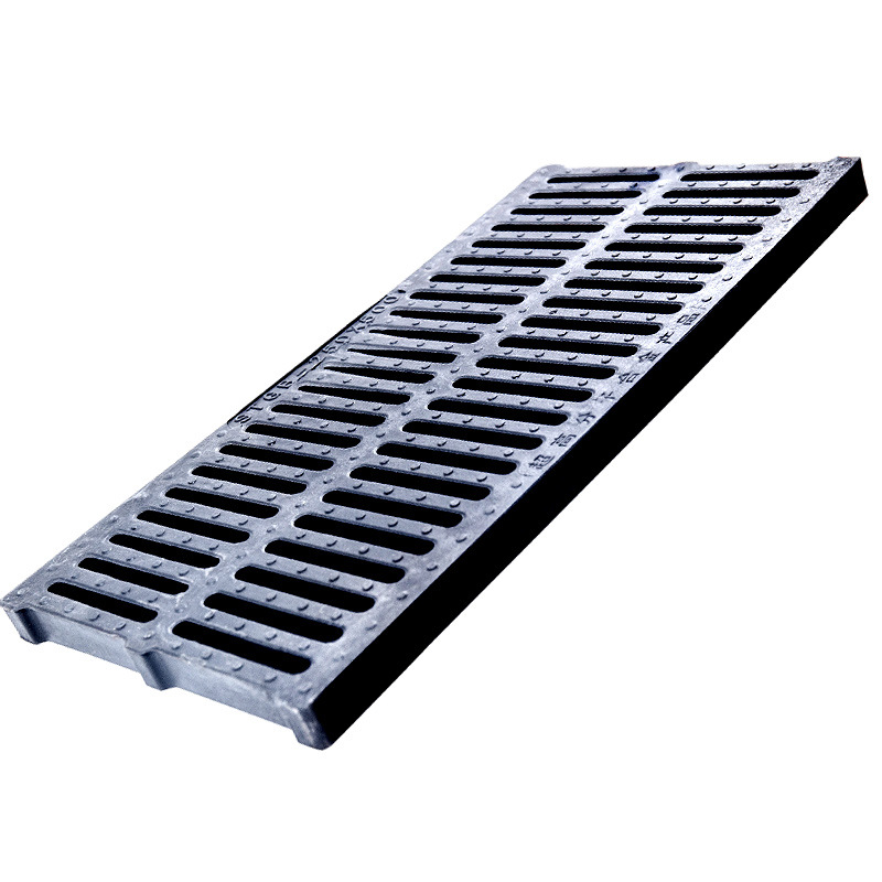 Ductile iron trench drain grating