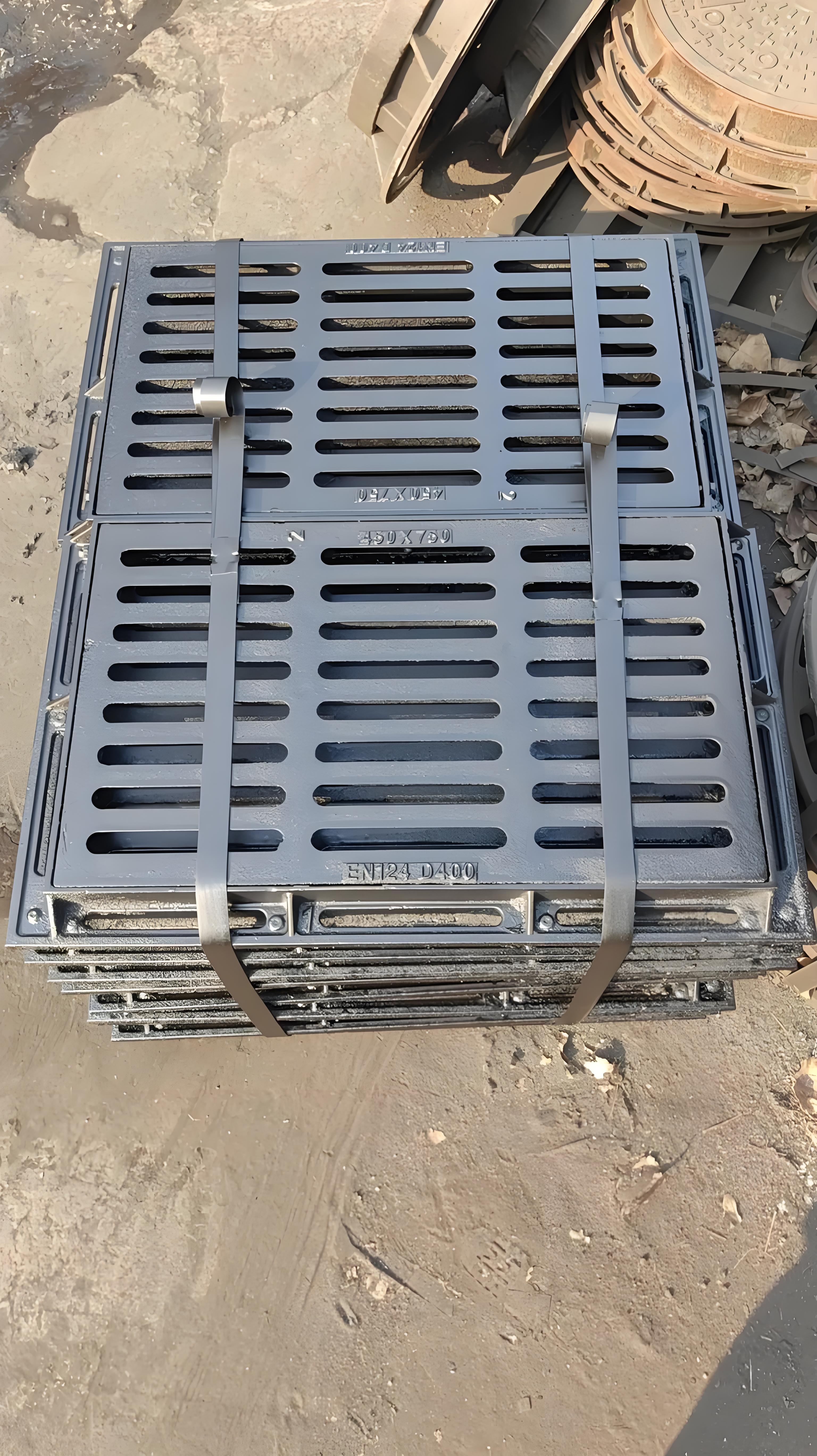 EN124 D400 ductile iron road gully grating