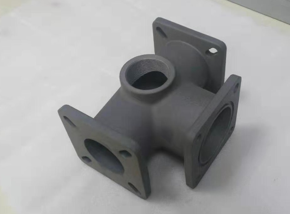 Industrial machined pipe connector casting