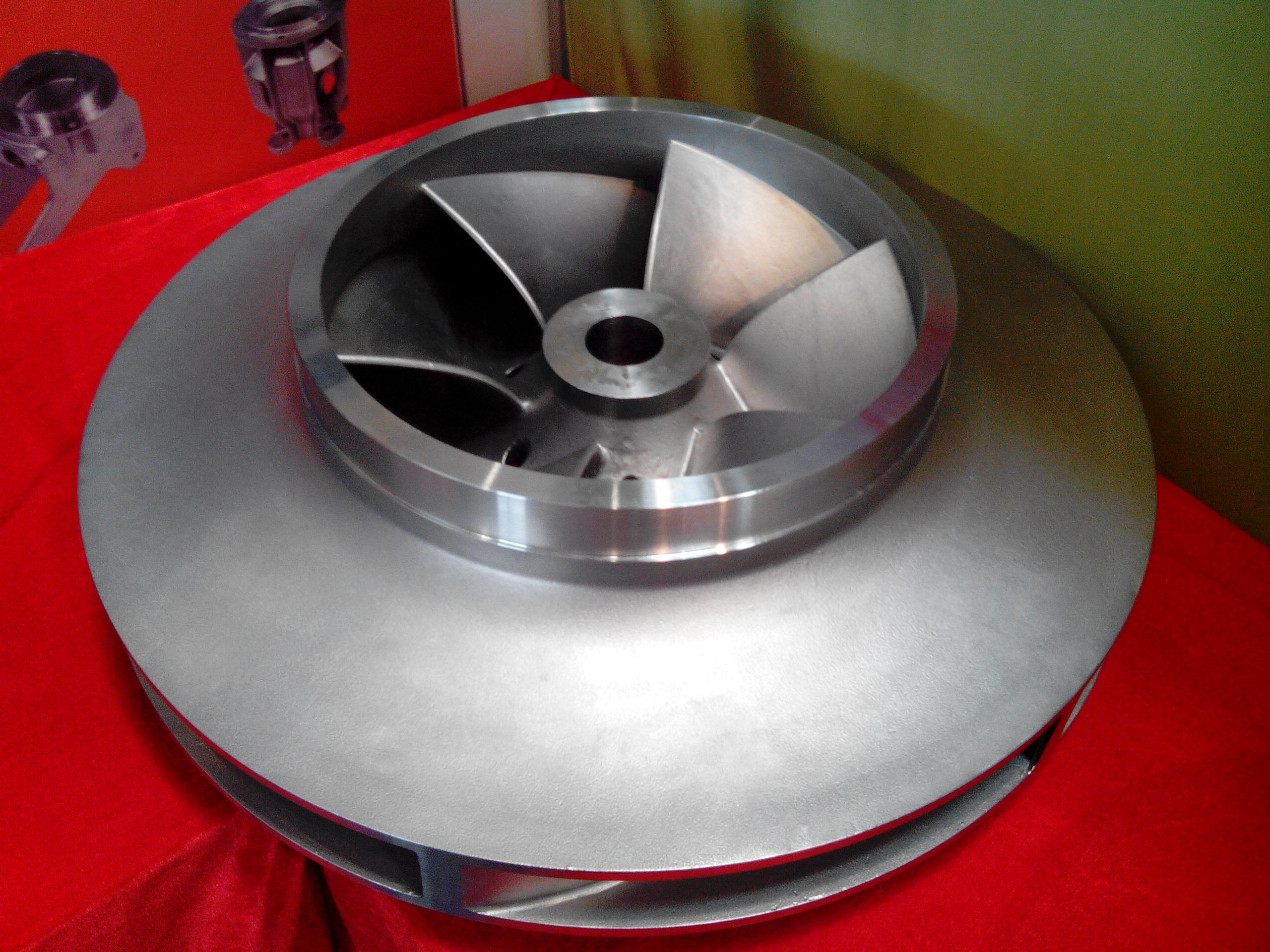 Large industrial pump impeller